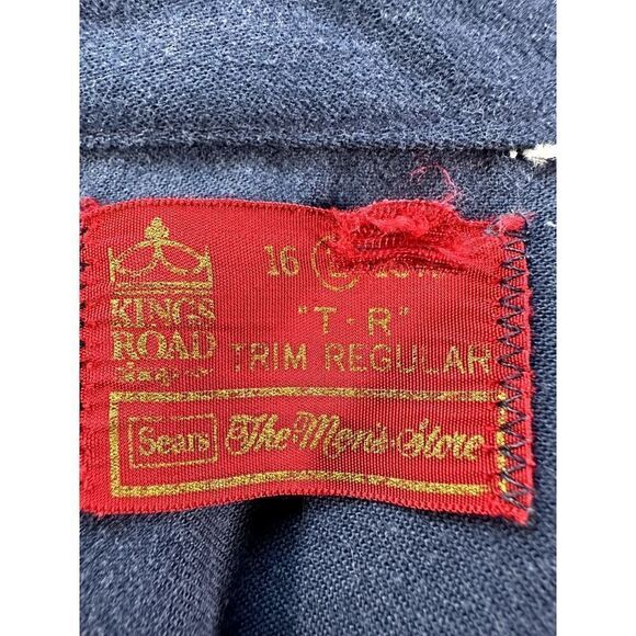 Vintage Kings Road Trim Regular Western Leisure Rockabilly Mens Shirt Large - Picture 6 of 6